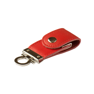 Кожа 07 Промоскин, зеленый, 4Гб, переходник мини-пвх