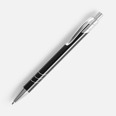 Ручка шариковая Undertone Metallic, черная (Чёрный)
