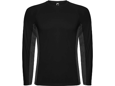 Футболка с длинным рукавом Shanghai мужская (Черный/графитовый)