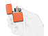 Зажигалка ZIPPO Classic с покрытием Orange Matte - Фото 5