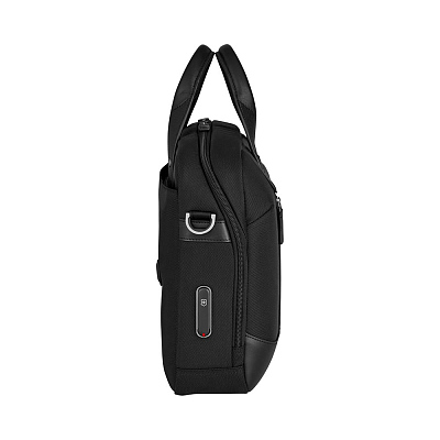 Портфель VICTORINOX Architecture Urban2 Briefcase 15'', черный, полиэстер/кожа, 42x13x31 см, 16 л