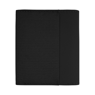 Бумажник VICTORINOX Travel Essentials Tri-Fold Wallet, чёрный, полиэстер, 9x2x10 см