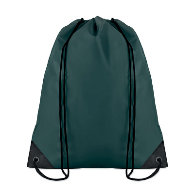 190T Polyester drawstring bag (Темно-зеленый)