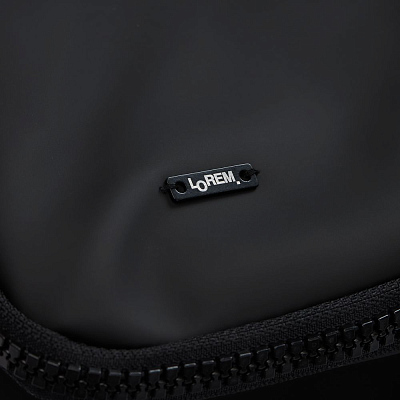 Шильдик металлический Alfa Liten, черный