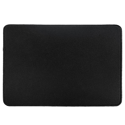 Коврик для мыши GLIDE M, 35*25*0,3см, прошитый край, черный (Чёрный)