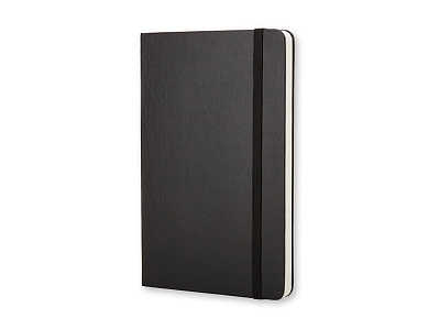 Записная книжка А5 (Large) Classic (нелинованный) (Черный)