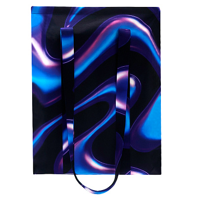 Сумка для покупок Хэнди с полноцветной печатью, размер S (Тёмно-синий) Сумка для покупок Хэнди с полноцветной печатью, размер S (Тёмно-синий)