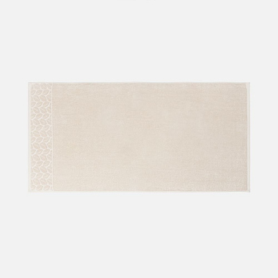 Полотенце махровое Hoya, среднее, бежевое
