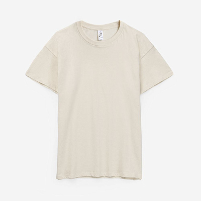 Футболка унисекс Regent 150, светло-бежевая (неокрашенная) (Бежевый)