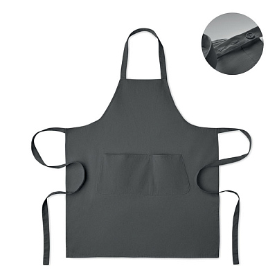 Organic cotton apron 240 gr/m² (Каменный серый)
