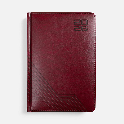 Ежедневник Faro, датированный  (Бордовый)