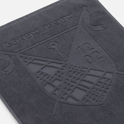 Полотенце на заказ Surpass с рельефным логотипом среднее