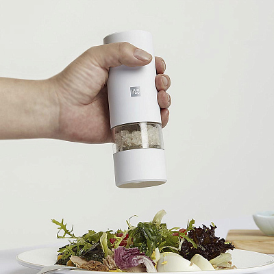 Электрическая мельница Huo Hou Electric Pepper Grinde, белый