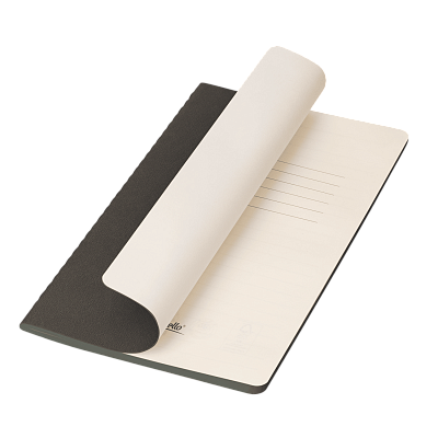 Блокнот Corsa slim, светло-серый (Серый, бежевый)
