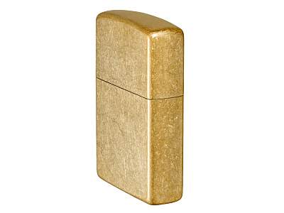 Зажигалка ZIPPO Classic с покрытием Tumbled Brass