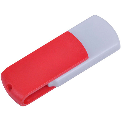 USB flash-карта "Easy" (8Гб) (Белый, красный)
