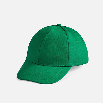 Бейсболка Apollo, ярко-зеленая (Зеленый)