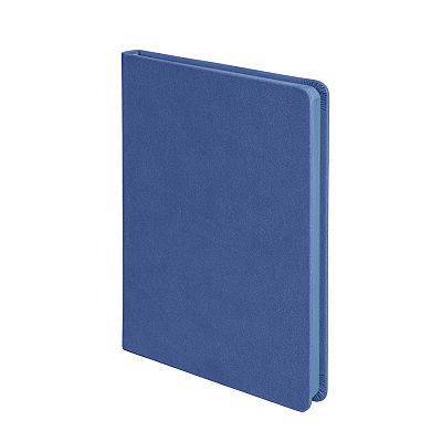 Ежедневник недатированный Softie, формат А5, в клетку (Синий) Ежедневник недатированный Softie, формат А5, в клетку (Синий)