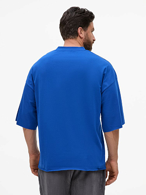 Футболка унисекс оверсайз T1, синяя