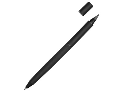 Металлическая ручка и вечный карандаш Gauguin soft-touch (Чёрный)