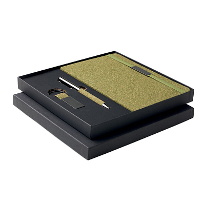 3 piece gift set in box (Зеленый)