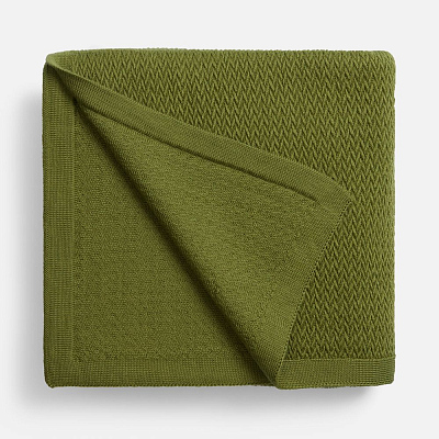 Плед Ornato, зеленый (лавровый)