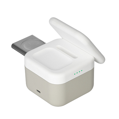 Беспроводная зарядная станция 3в1 15W Куб (Cube Wireless Magnetic)