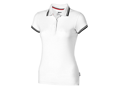Рубашка поло Deuce женская (Белый/черный)