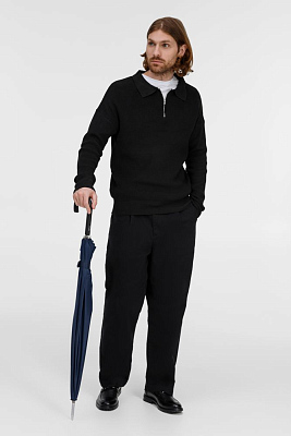 Зонт-трость Hit Golf, темно-синий