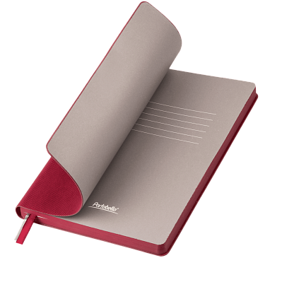Ежедневник Rain недатированный, бургунди (Бордовый, серый)