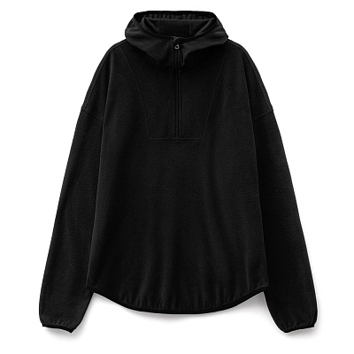 Анорак флисовый унисекс Fliska, черный (Чёрный)