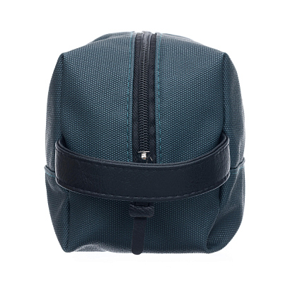 Косметичка Dewal Beauty серия "Стиль", цвет серо-зеленый. 25х11,5х13,5см