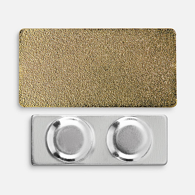 Значок Magnet Matto, золотистый глянцевый
