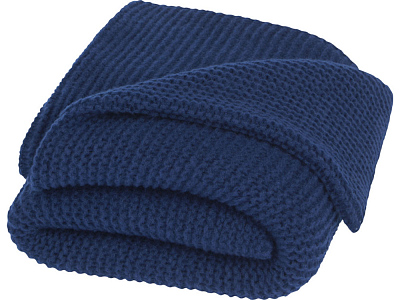 Вязанное одеяло Suzy (Синий нэйви)