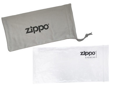 Солнцезащитные очки ZIPPO спортивные, унисекс, чёрные, оправа из поликарбоната
