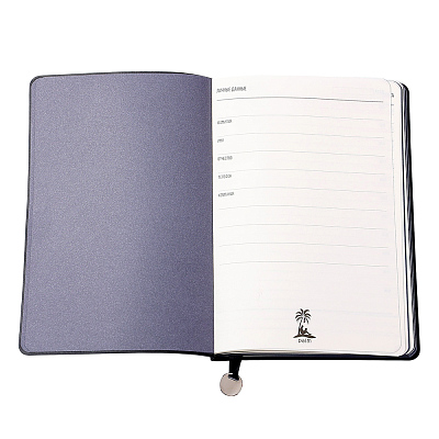 Ежедневник A5 недатированный Impero в мягком переплёте, черный