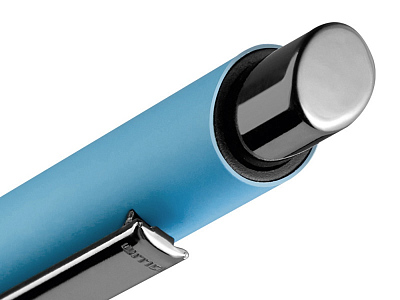 Металлическая шариковая ручка Ellipse gum soft touch с зеркальной гравировкой