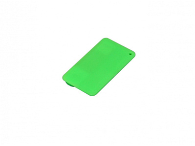 USB 2.0- флешка на 8 Гб в виде пластиковой карточки (Зеленый)
