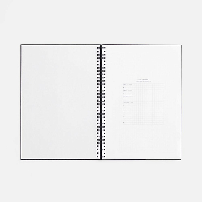 Ежедневник Notera Maxi, недатированный, черный