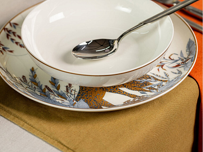 Суповая тарелка S.PLATE 2 UNI WHT