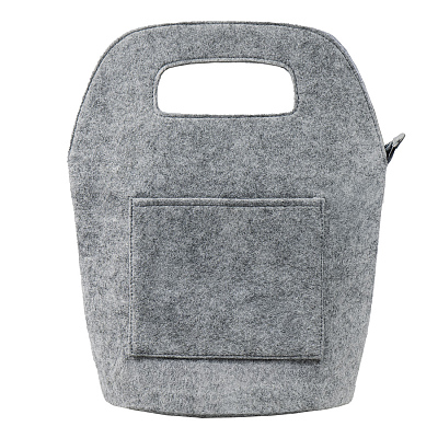 Термосумка "FELTY", 34 x 22 x 15 см, фетр (Серый меланж)