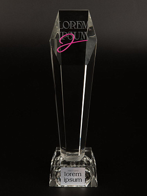 Стела Afterglow с подсветкой, малая, в подарочной упаковке