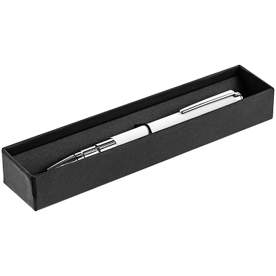 Ручка шариковая Kugel Gunmetal, белая (Белый)