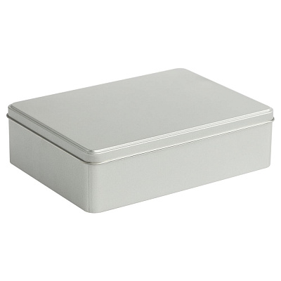 Коробка Pragmax L, прямоугольная, серебристая (Серебристый)