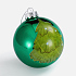Елочный шар Finery Gloss, 10 см, глянцевый зеленый - Фото 10
