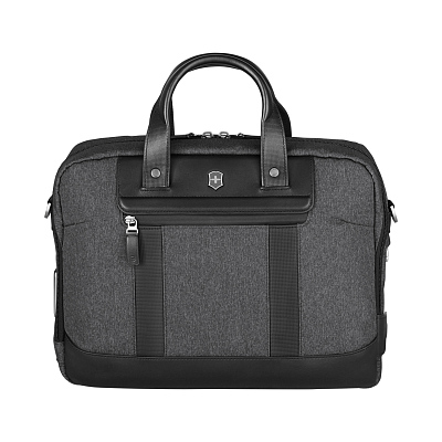 Портфель VICTORINOX Architecture Urban2 Briefcase 15'' , полиэстер/кожа, 42x13x31 см, 16 л (Серый)