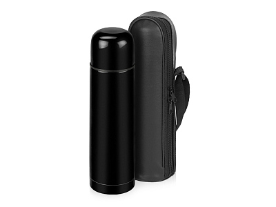 Термос Ямал с чехлом (Чёрный)