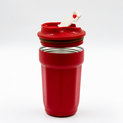 Термостакан TEDGE (красный с белым)