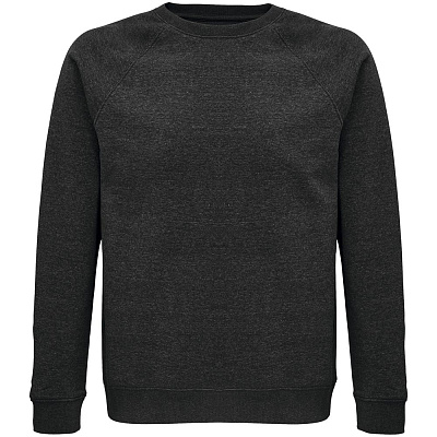 Свитшот унисекс Space, черный меланж (Чёрный)