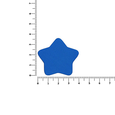 Наклейка тканевая Lunga Bial, M, синяя